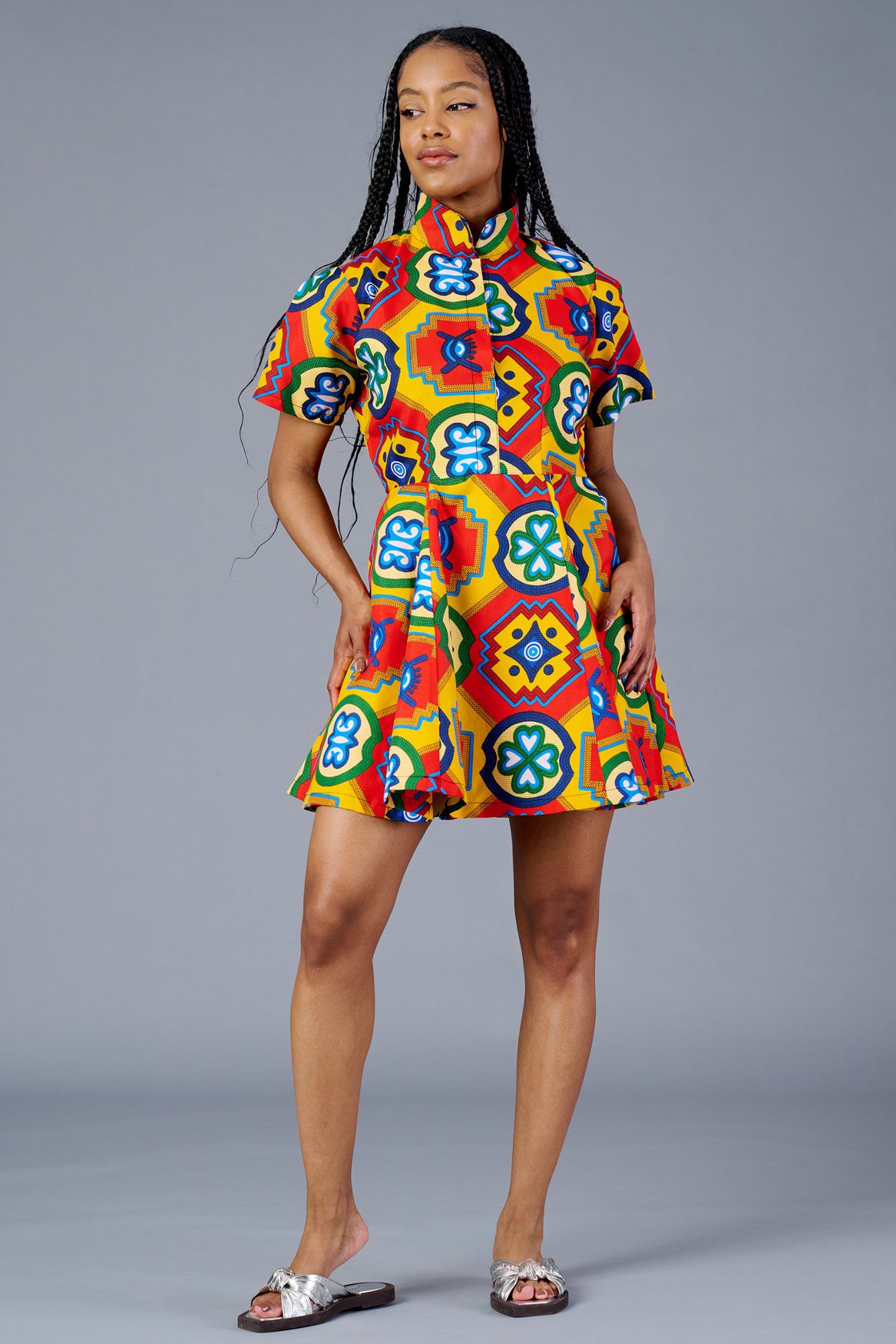 PRINTED ANYWHERE DRESS